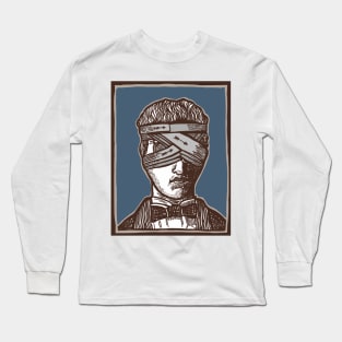 Wrapped Head Engraving Study Long Sleeve T-Shirt